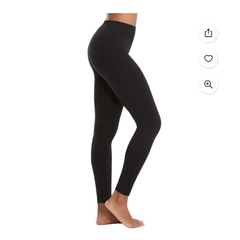 SPANX EcoCare Seamless Leggings High Rise Ankle Length Stretch. Size Medium NWT